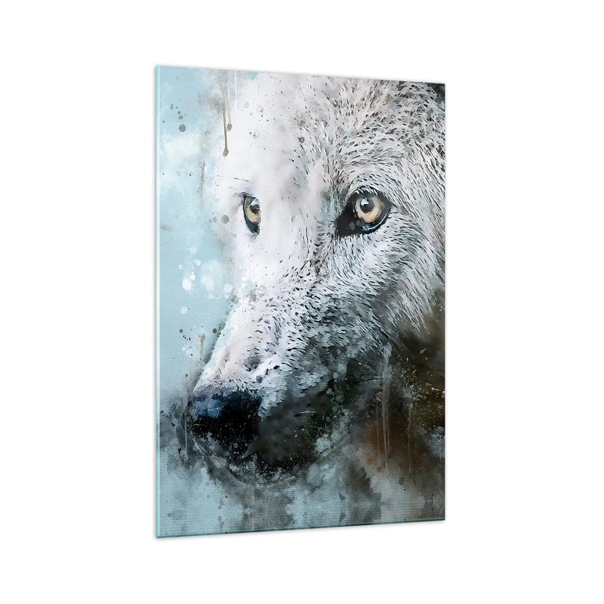 Glass picture - Meet Wolf Soul - 70x100 cm