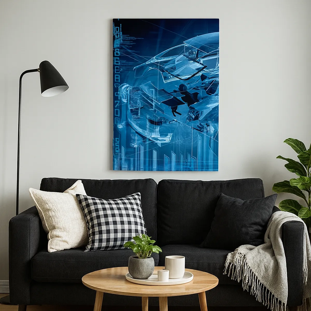 Canvas picture - Engineering Anatomy - 50x70 cm