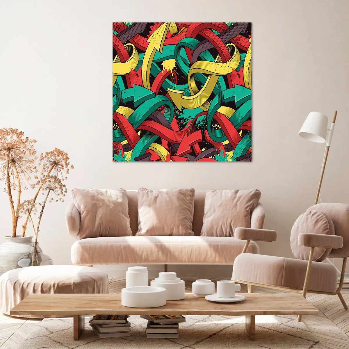 Canvas picture - Which Way? - 60x60 cm