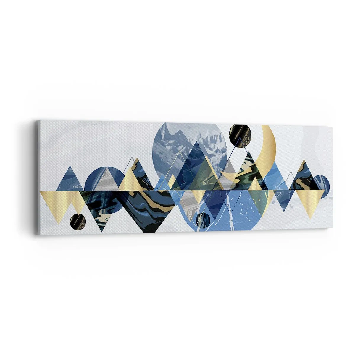 Canvas picture - Geometrical Landscape - 90x30 cm