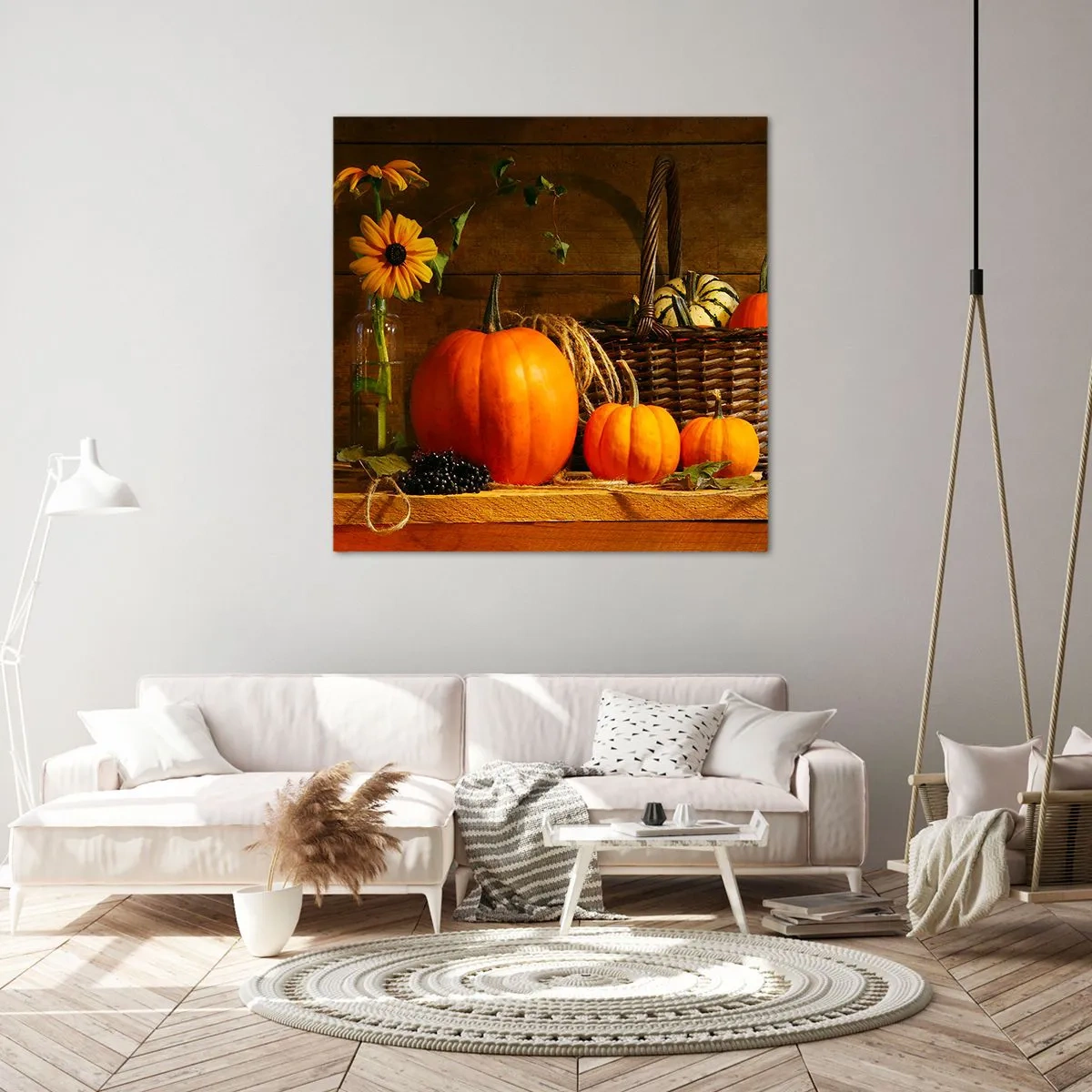 Canvas picture - Rustic Composition - Fruit of Autumn - 40x40 cm