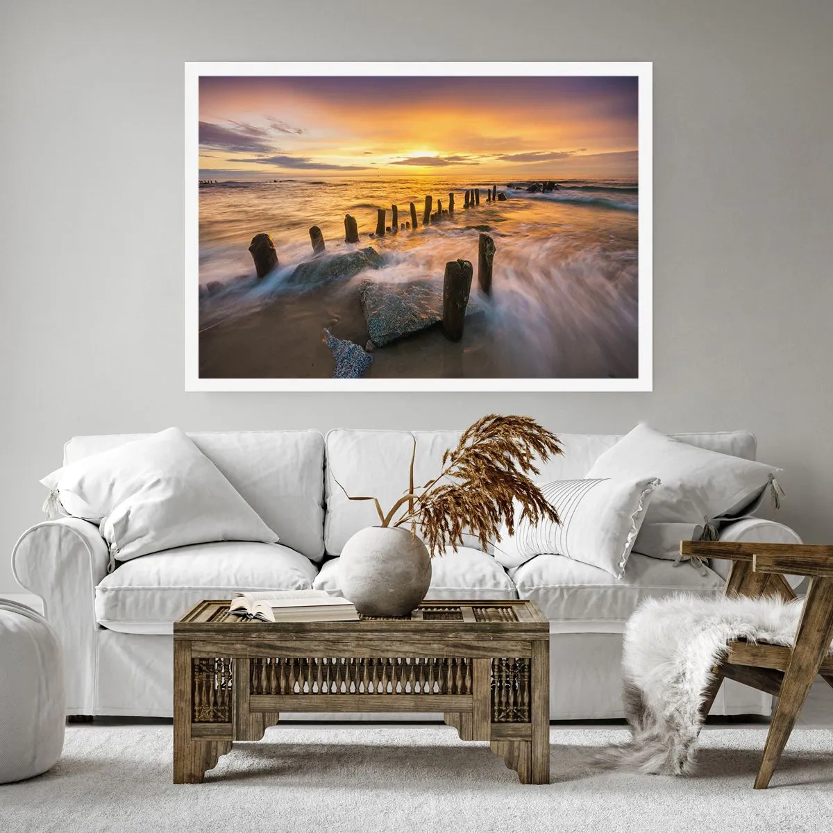 Poster - Raw Beauty of the Baltic Sea - 91x61 cm