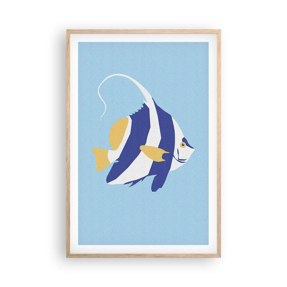 Poster in light oak frame - Miss of Tropical Waters - 61x91 cm