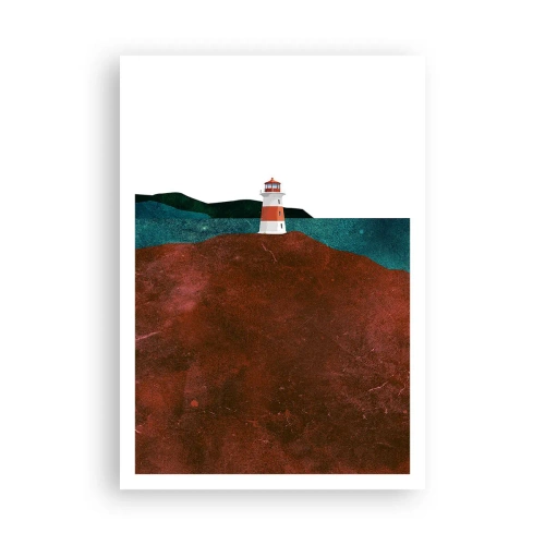 Poster - Gazing at the Sea - 70x100 cm