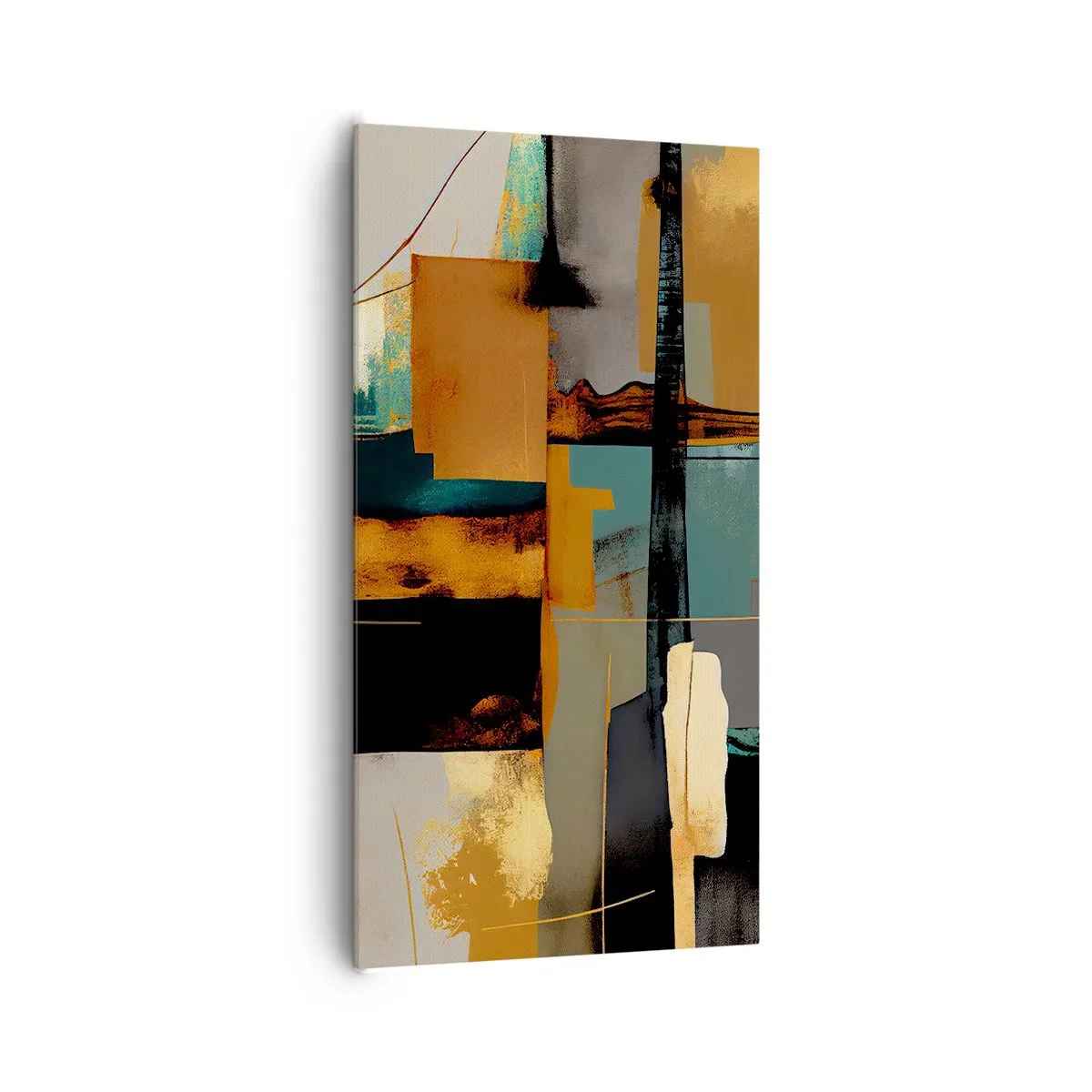 Canvas picture - Abstract - Light and Shadow - 65x120 cm