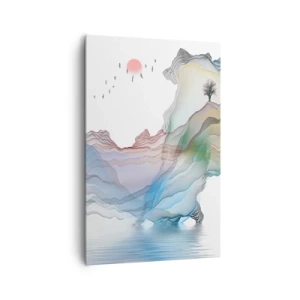 Canvas picture - Towards Crystal Mountains - 80x120 cm