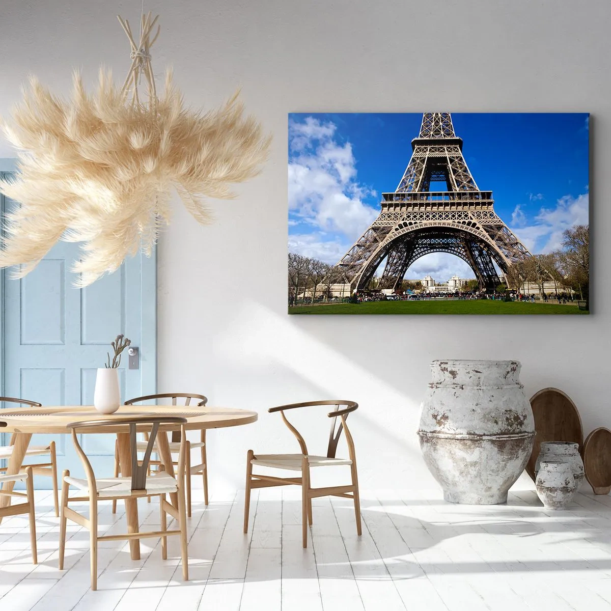 Canvas picture - Whole Paris at Her Feet - 120x80 cm