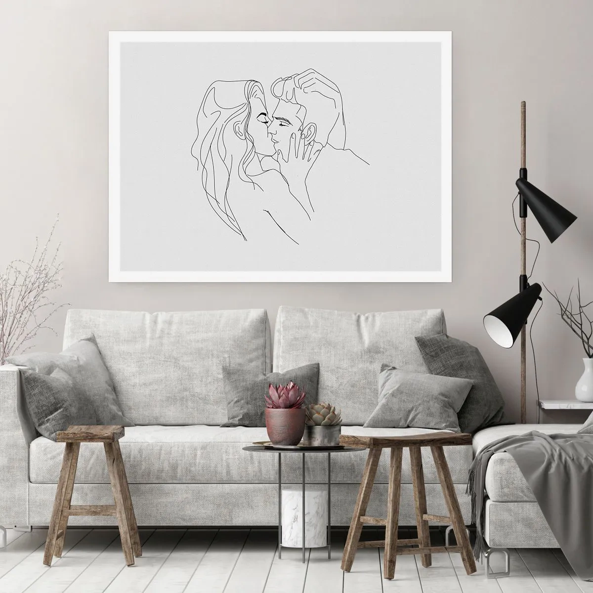 Poster - With the Same Line - 100x70 cm