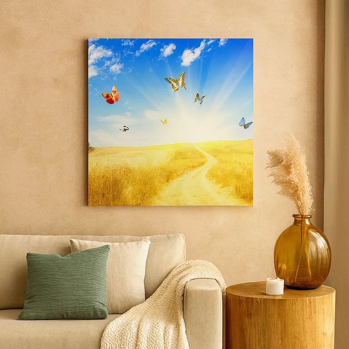 Canvas picture - How Can You Not Love the Summer? - 30x30 cm