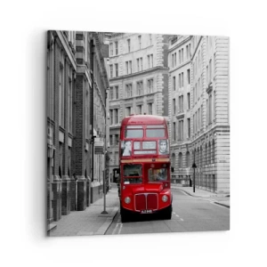 Canvas picture - Routine Doesn't Have to Be Grey - 60x60 cm