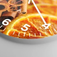 Clock face with numbers