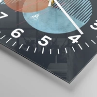 Clock face with numbers