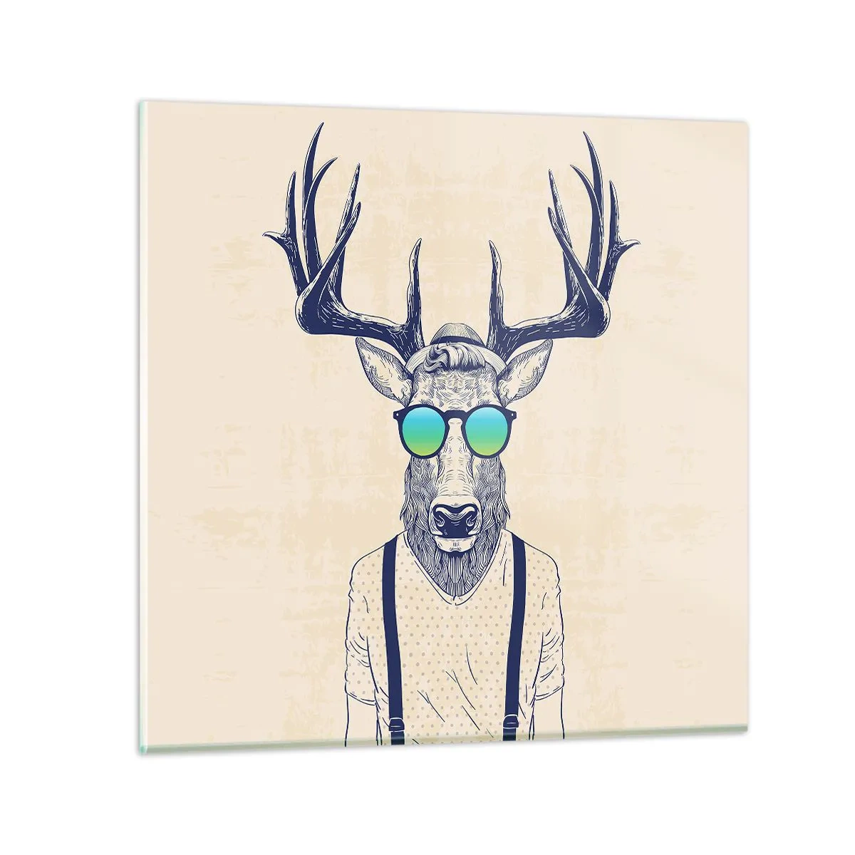 Glass picture - And Who Did You Expect? - 70x70 cm