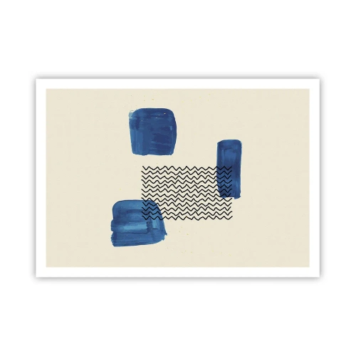 Poster - Abstract Quartet - 100x70 cm