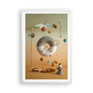 Poster in white frmae - Anything Can Happen - 61x91 cm