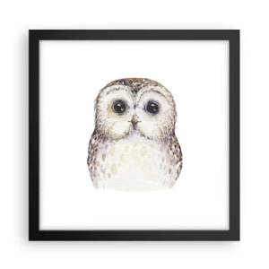 Poster in black frame - Look Me in the Eyes - 30x30 cm