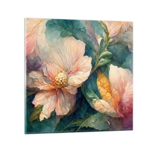 Glass picture - Sheer Subtelty - 70x70 cm