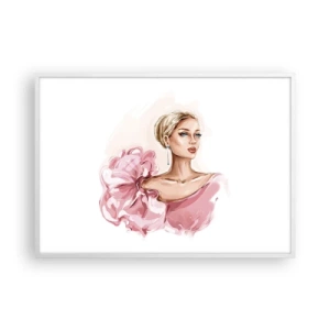 Poster in white frmae - Like a Painitng - 100x70 cm