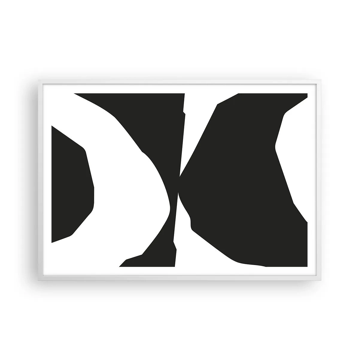 Poster in white frmae - Positive - Negative - 100x70 cm