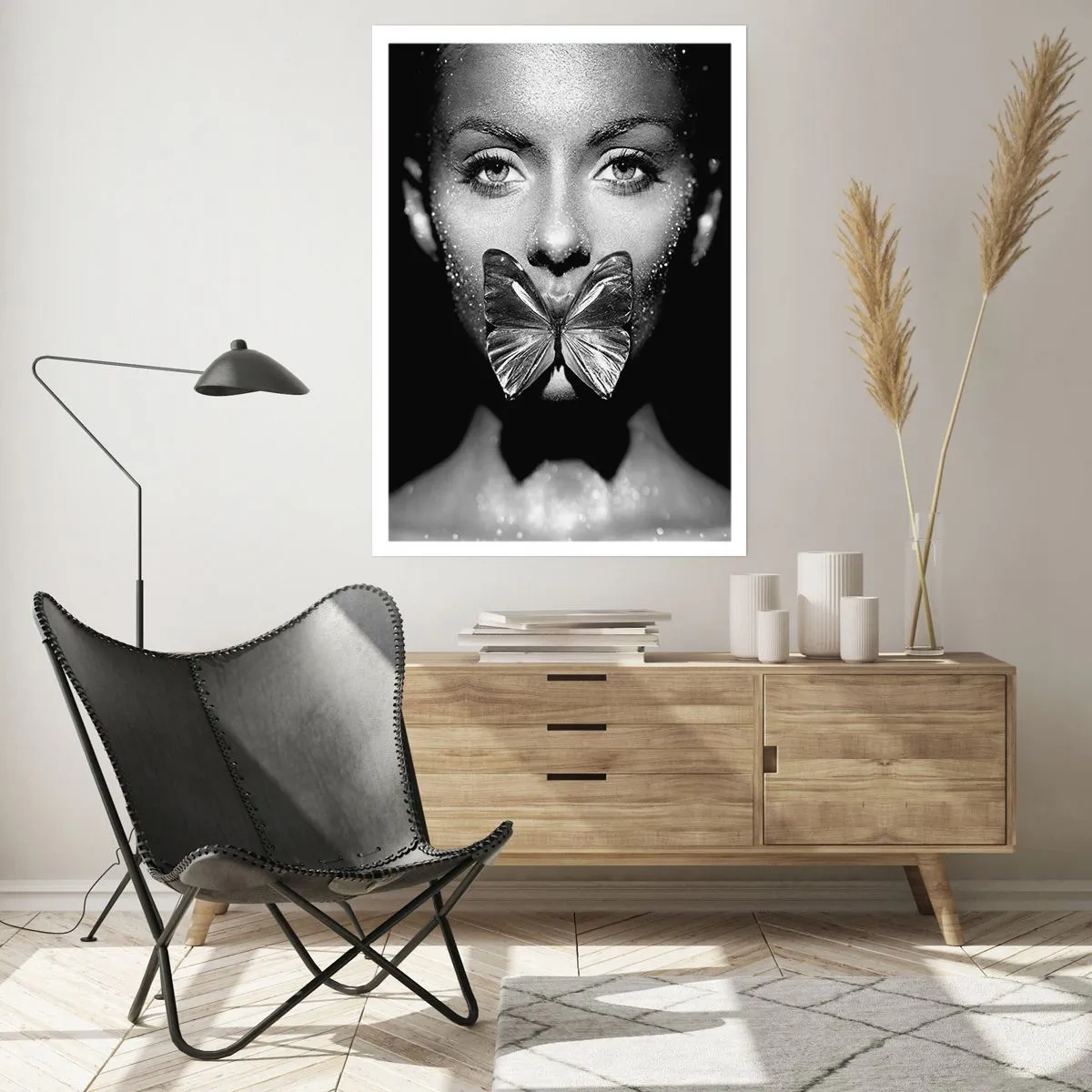 Poster - Butterfly Kiss - 50x70 cm