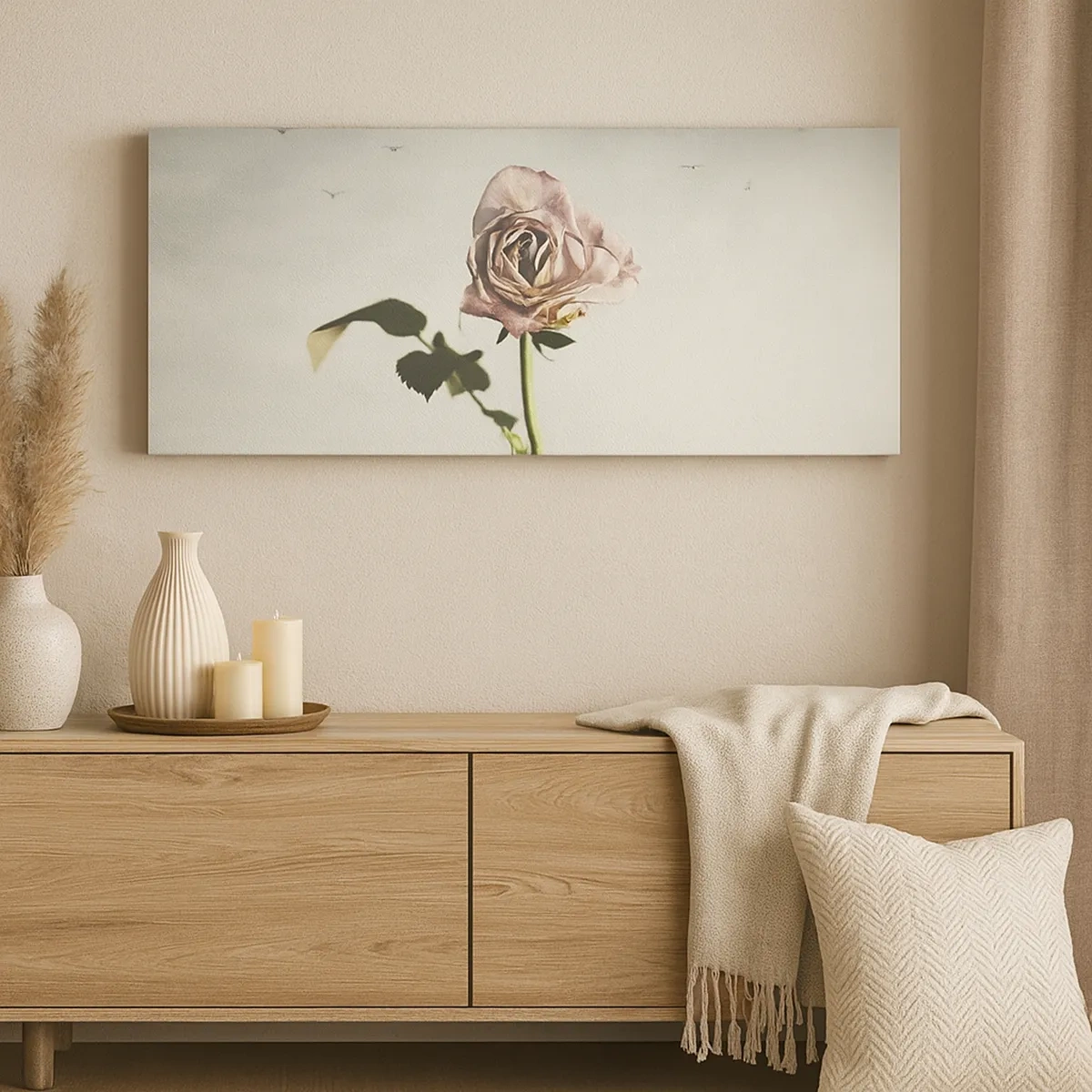 Canvas picture - Welcoming of Spring - 30x30 cm