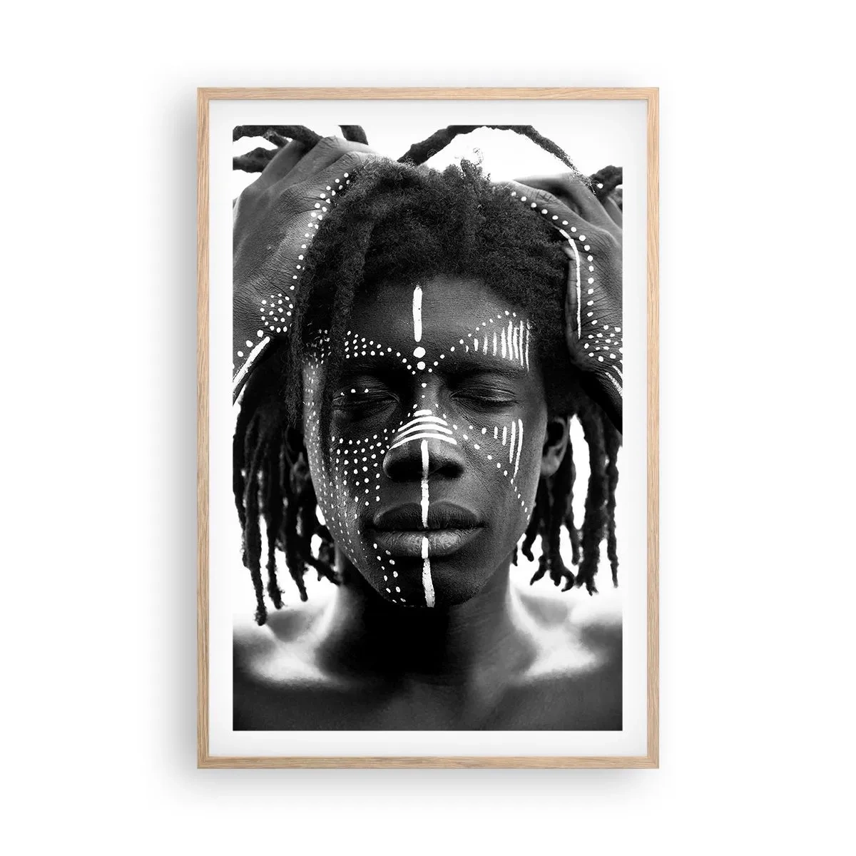 Poster in light oak frame - Where Are You? - 61x91 cm