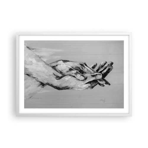 Poster in white frmae - The Beginning… - 70x50 cm