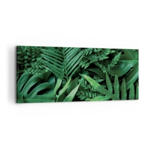 Canvas picture - In a Green Hug - 100x40 cm
