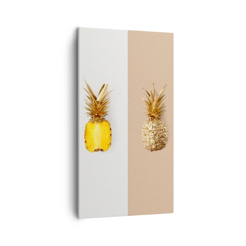 Canvas picture - Pineapple for Us - 45x80 cm