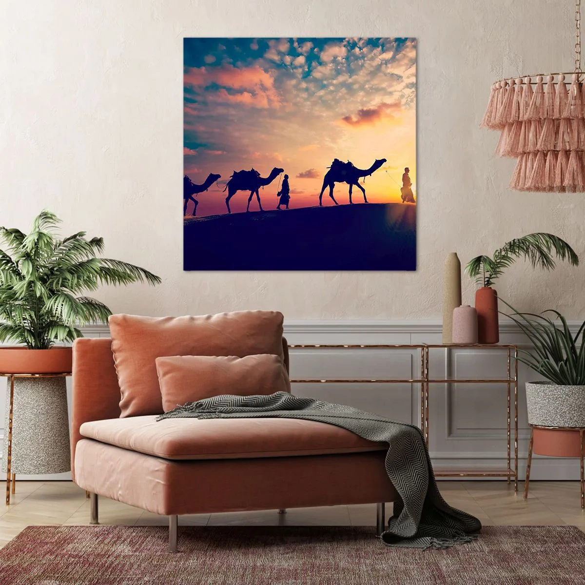 Canvas picture - Mysterious Spirit of the Orient - 30x30 cm