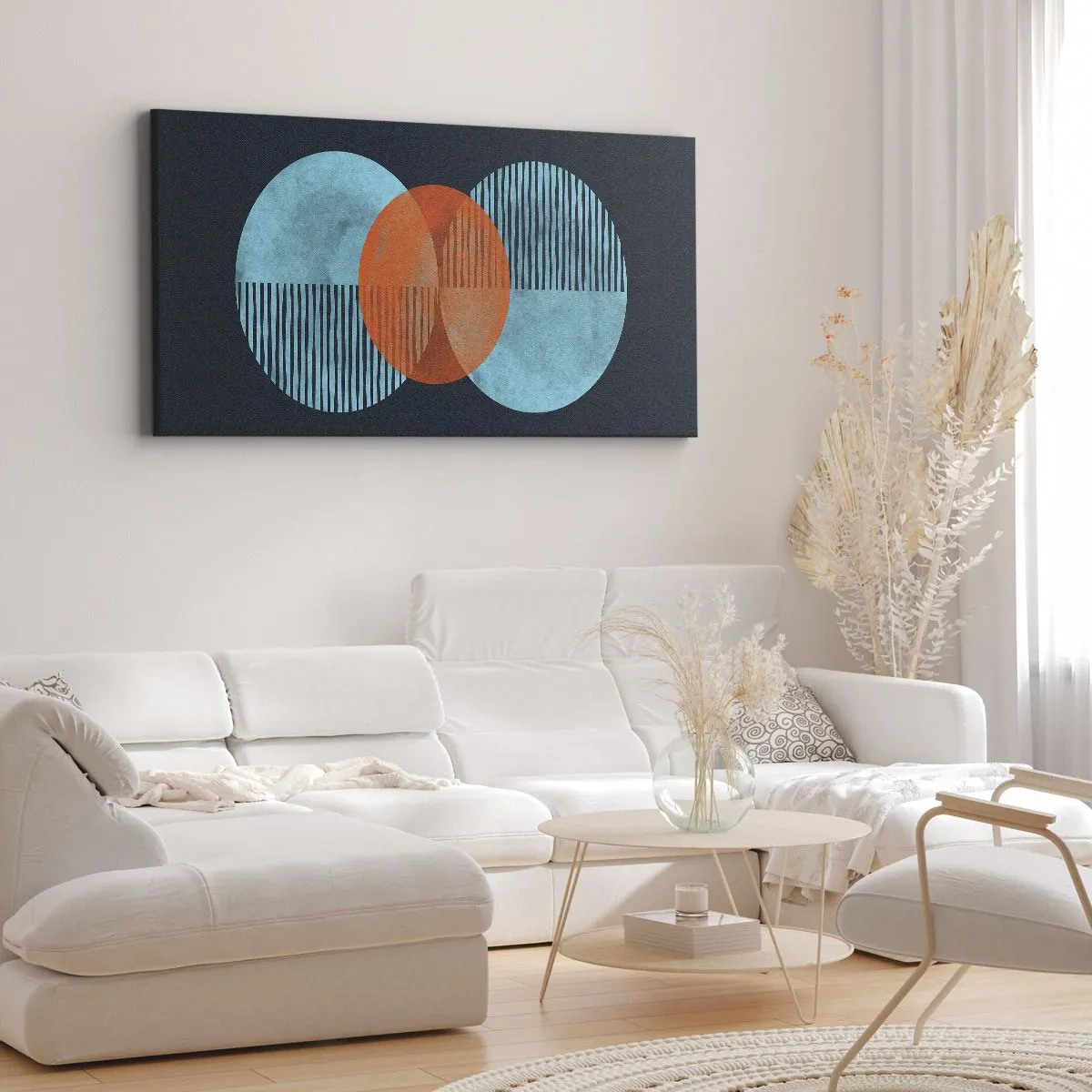 Canvas picture - Symmetrical Composition - 90x30 cm