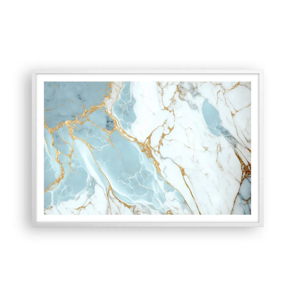 Poster in white frmae - Richness of the Stone - 91x61 cm