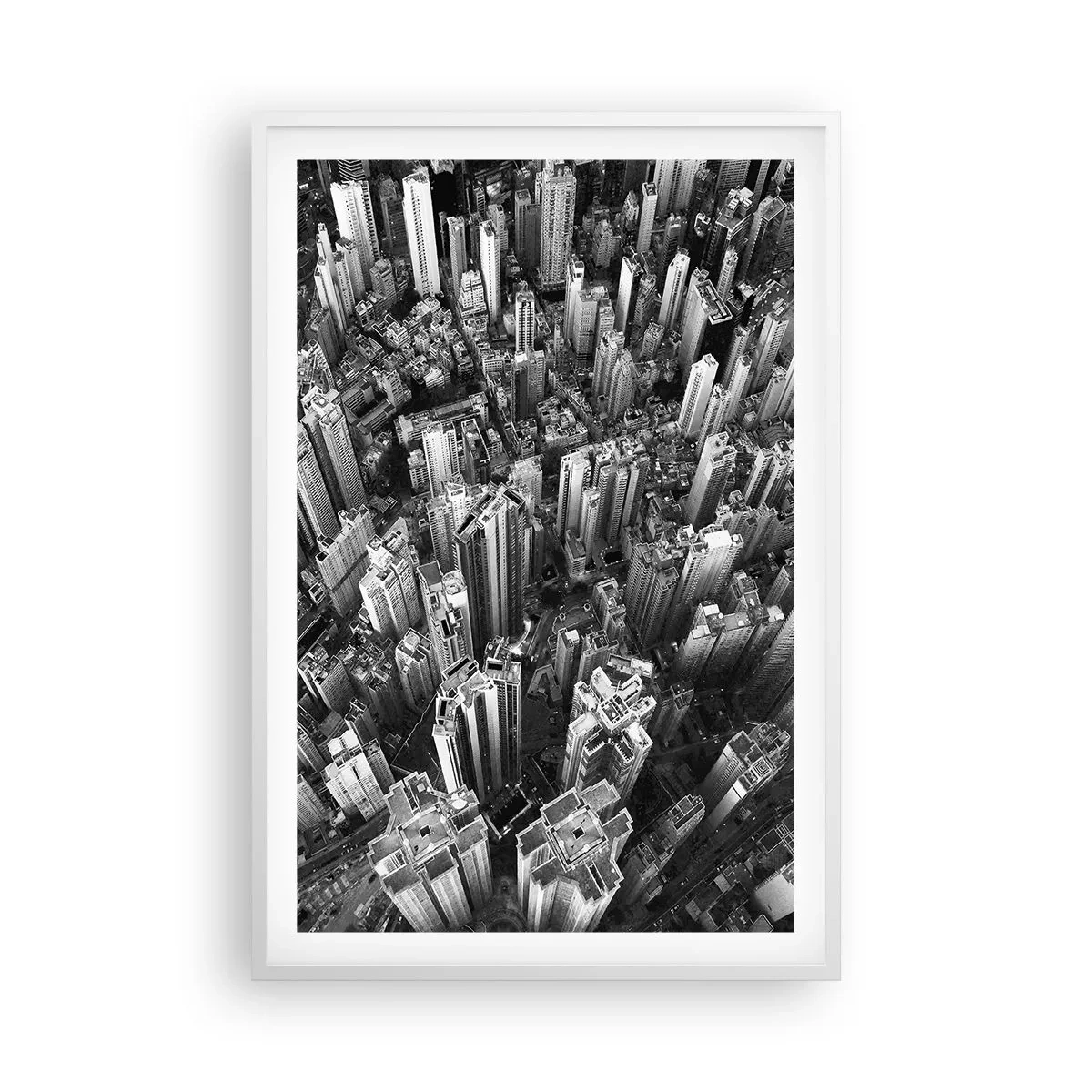 Poster in white frmae - Higher and Higher - 61x91 cm