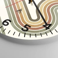 Clock face with numbers