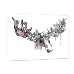 Glass picture - Crown of the King of the Forest - 120x80 cm