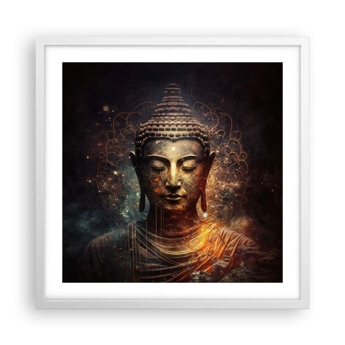 Poster in white frmae - Spiritual Balance - 50x50 cm