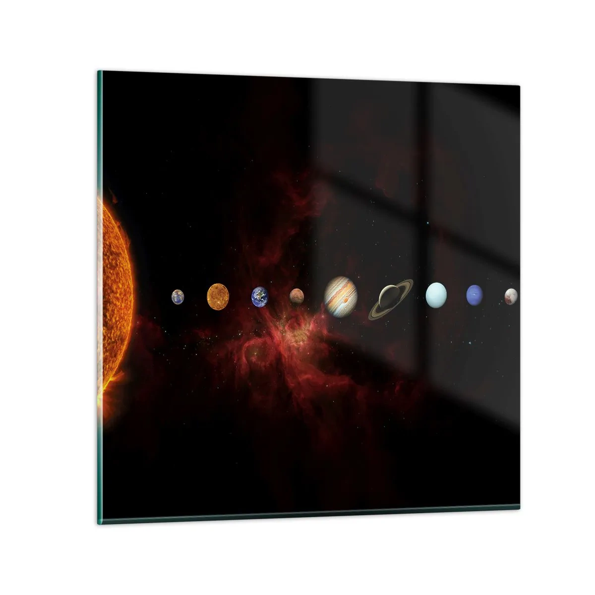 Glass picture - Our Neighbourhood - 70x70 cm