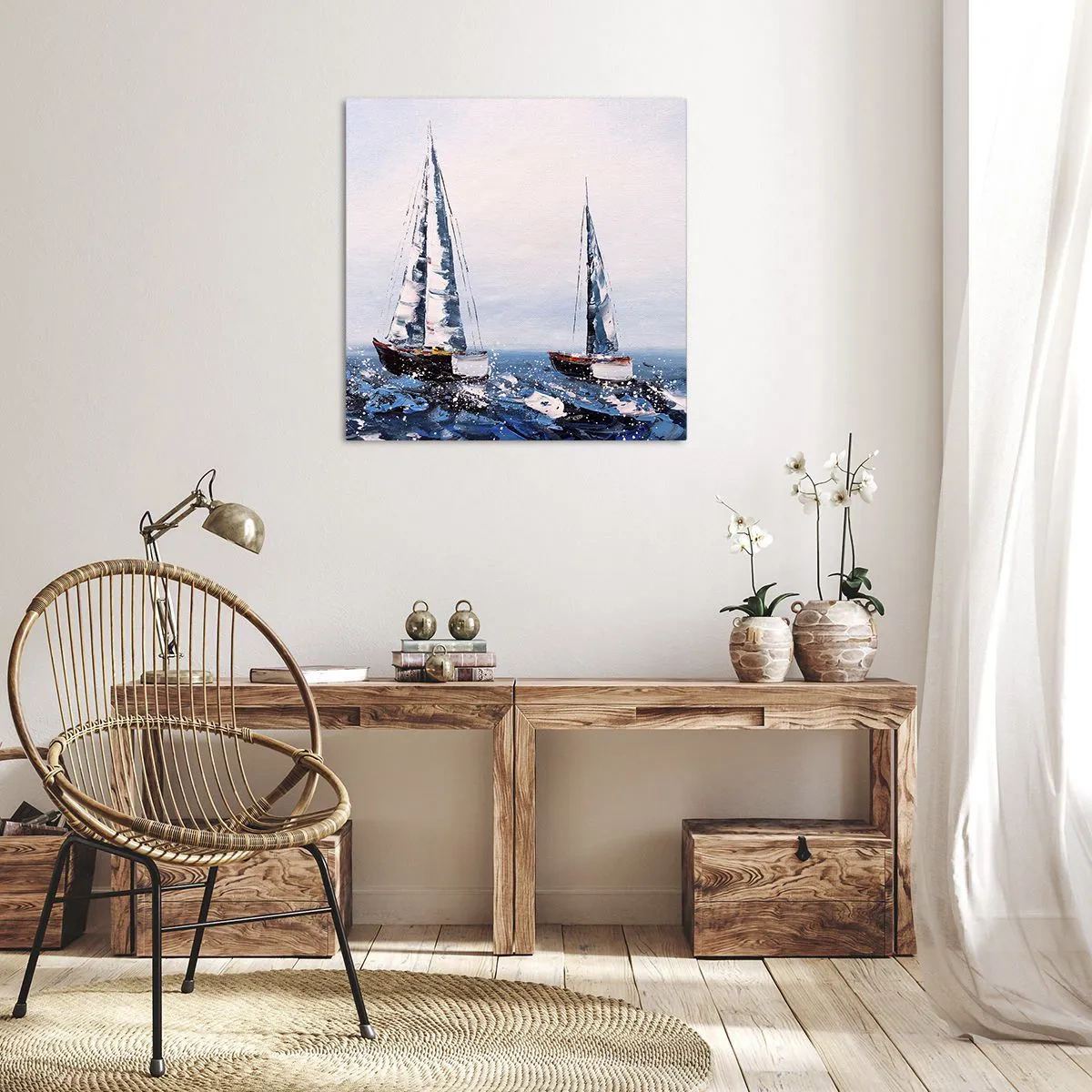 Canvas picture - Brotherhood of Wind - 40x40 cm