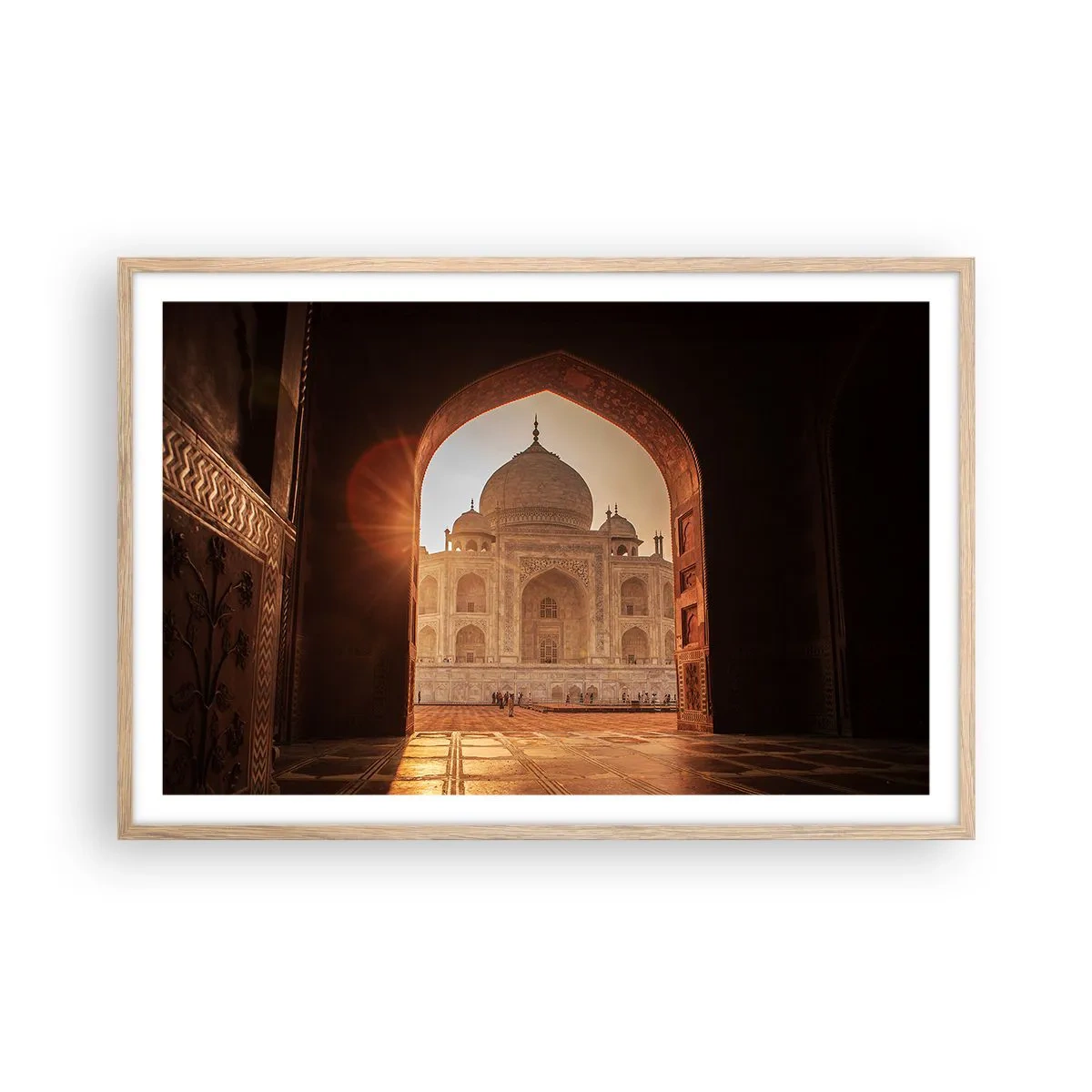 Poster in light oak frame - Monument of Unearthy Love - 91x61 cm