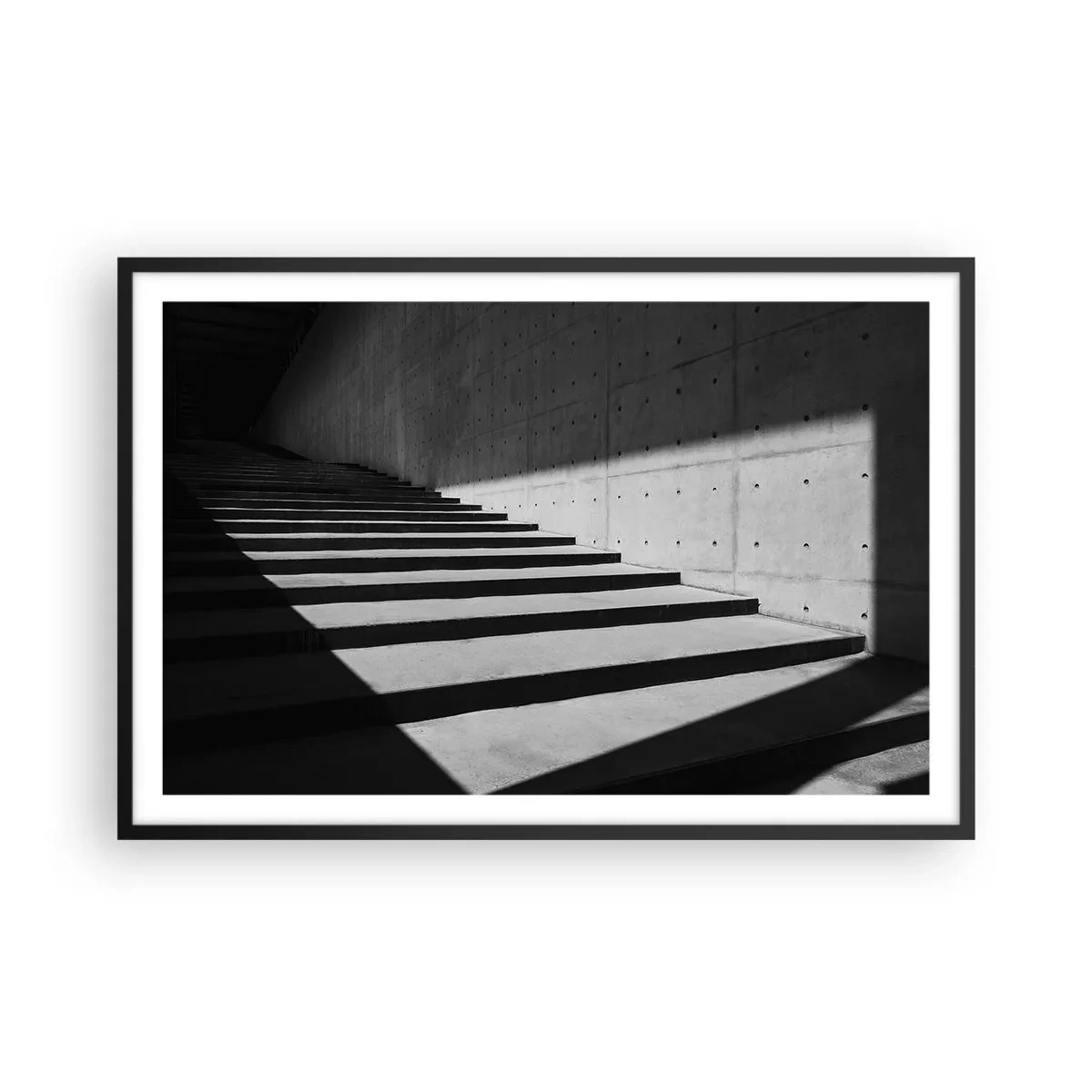 Poster in black frame - Raw Beauty of Modernism - 91x61 cm