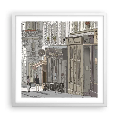 Poster in white frmae - City Joys - 50x50 cm