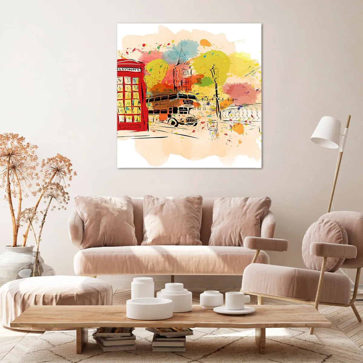 Canvas picture - City of Diversity - 70x70 cm