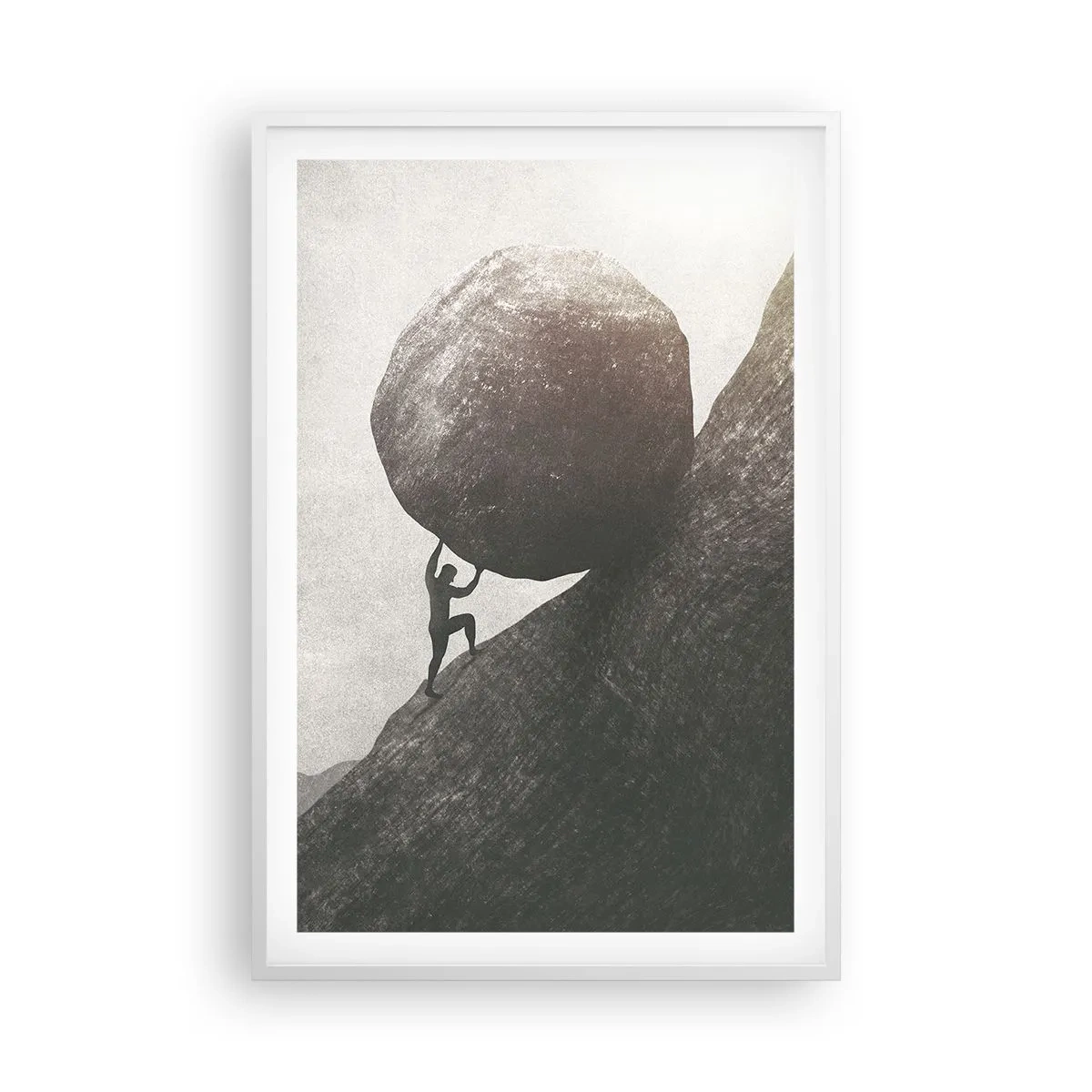 Poster in white frmae - I Believe against Hope - 61x91 cm