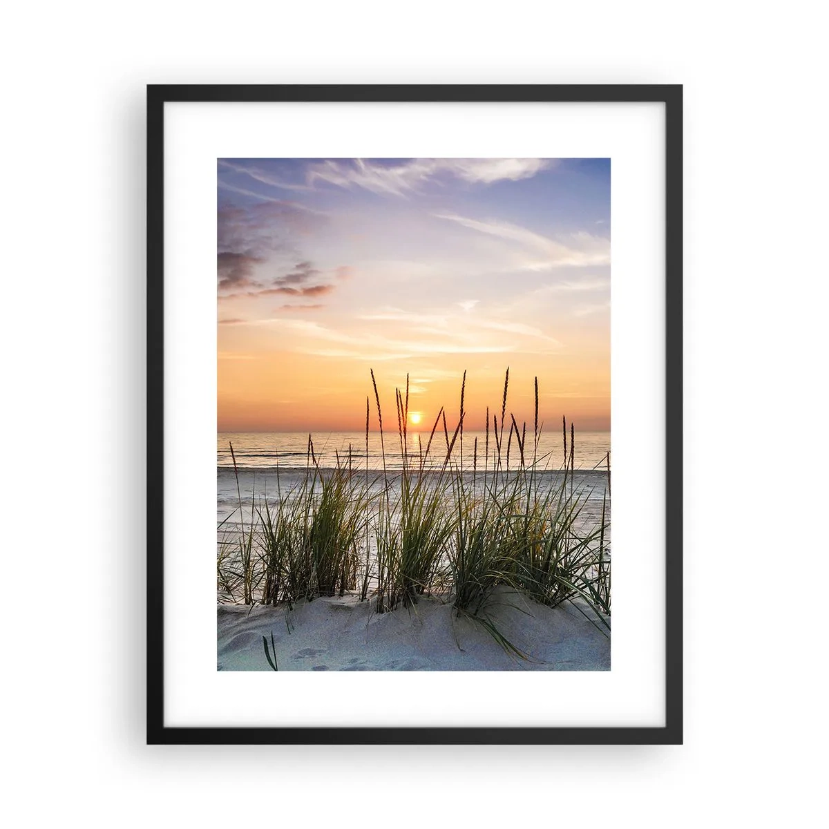 Poster in black frame - Look, Think, Feel - 40x50 cm