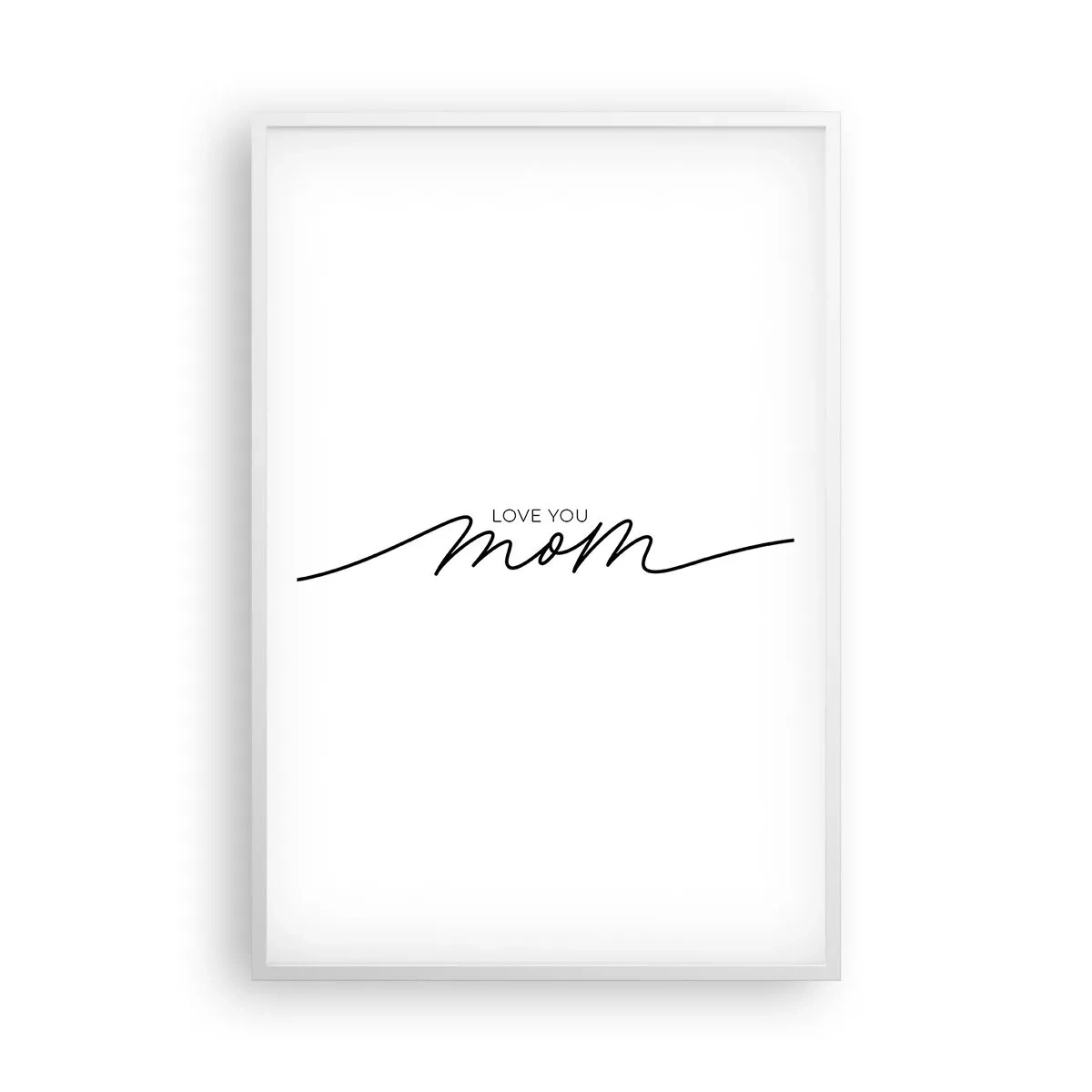 Poster in white frmae - Great Emotion - 61x91 cm