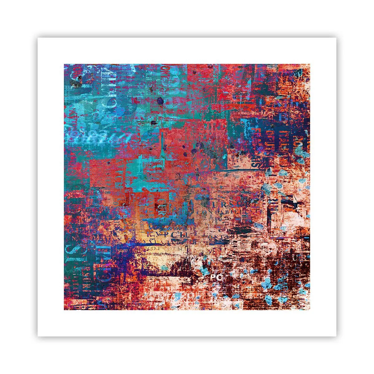 Poster - Memory and Oblivion - 40x40 cm