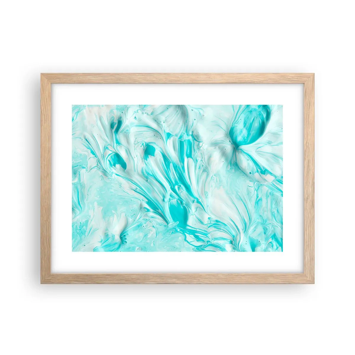 Poster in light oak frame - Together Forever - 40x30 cm