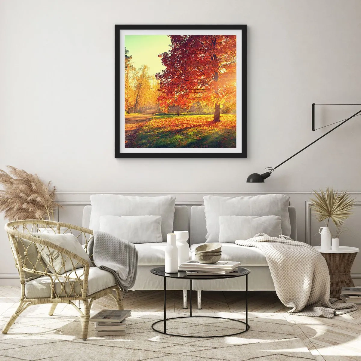 Poster in black frame - Ginger Is Beautiful - 50x50 cm