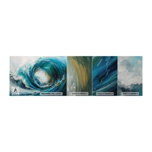 Photo Wallpaper Sample Premium Sand - Sea Portal - Ocean, Wave, Piece - 100x30 cm