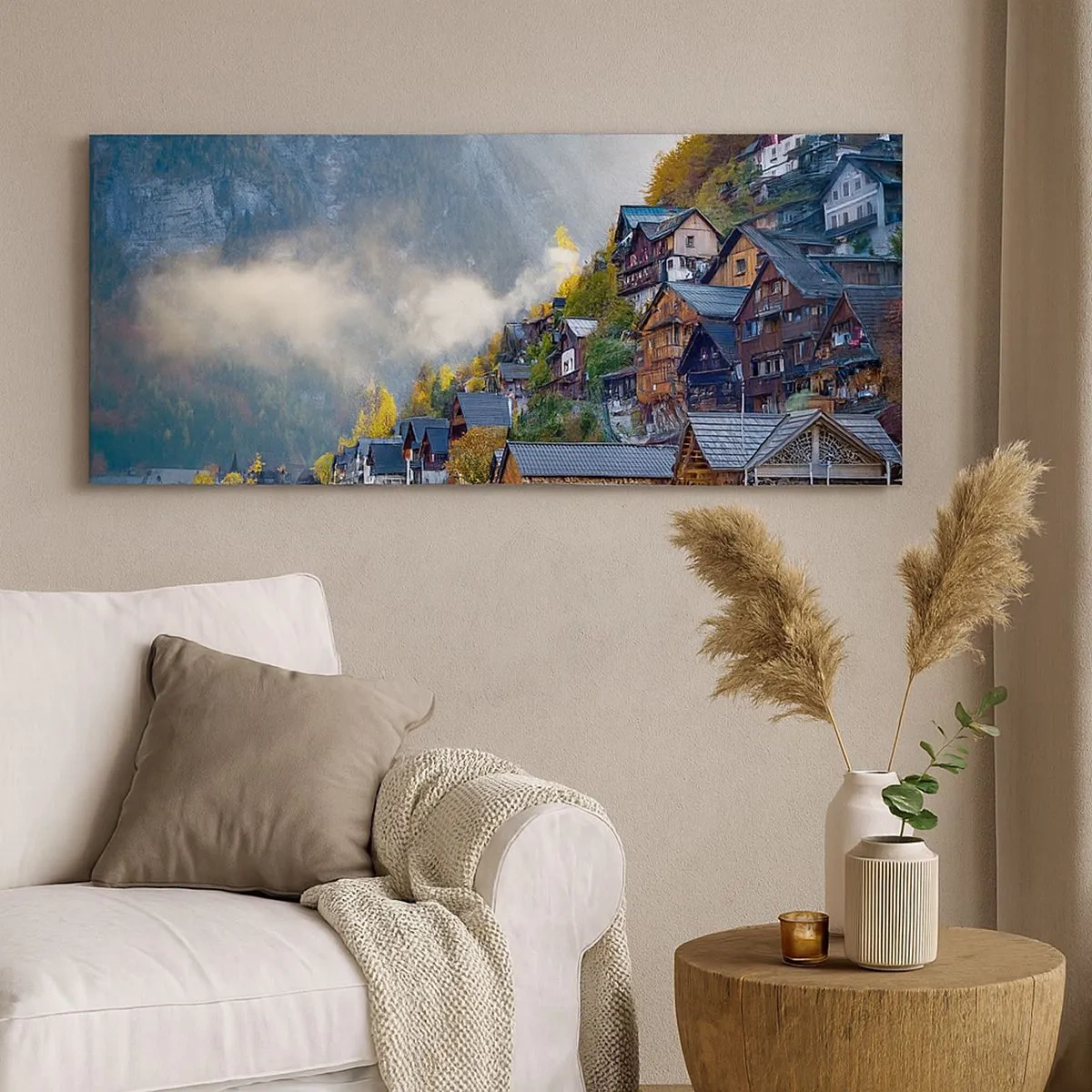 Canvas picture - Alpine Atmosphere - 100x40 cm
